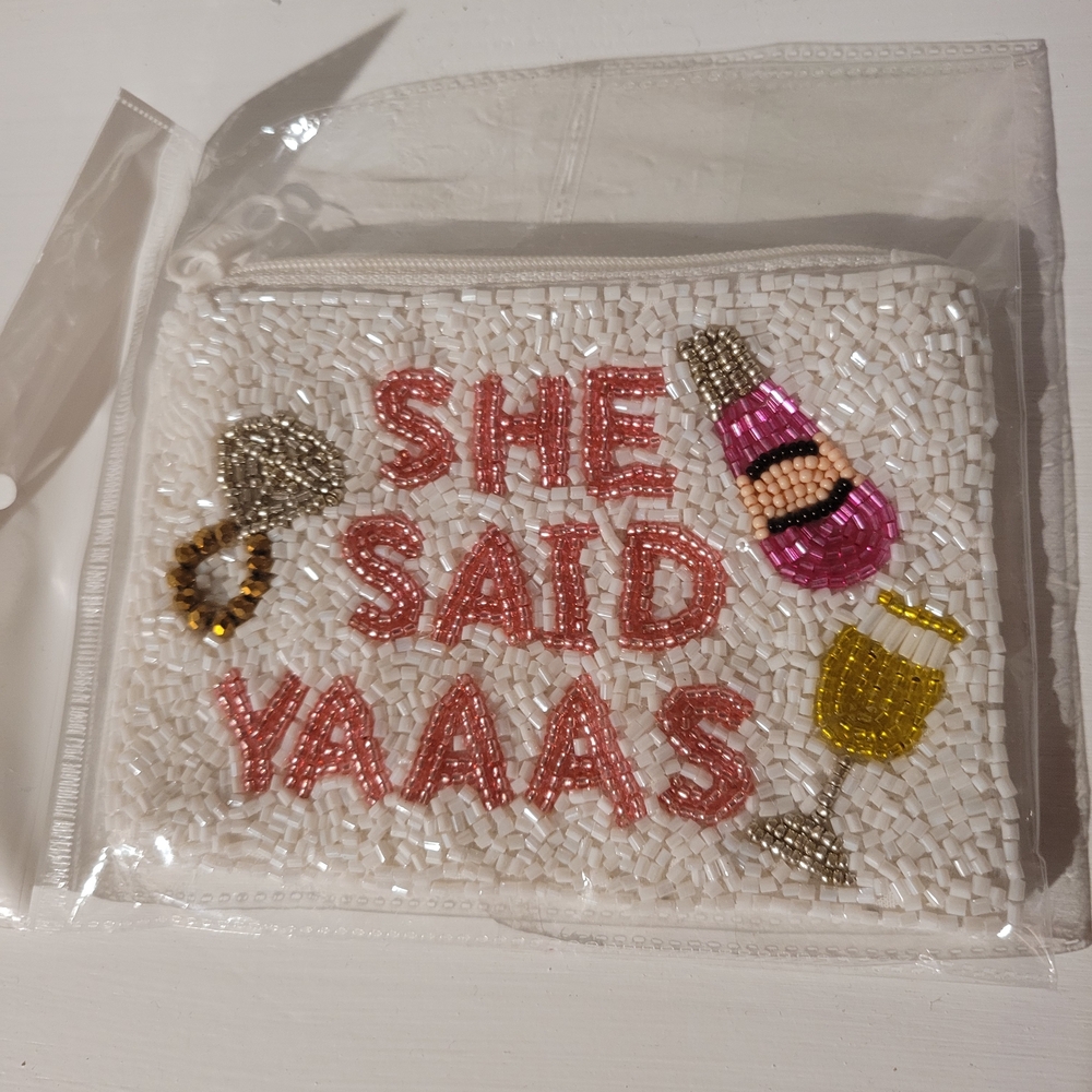 Beaded Clutch with Fun Design